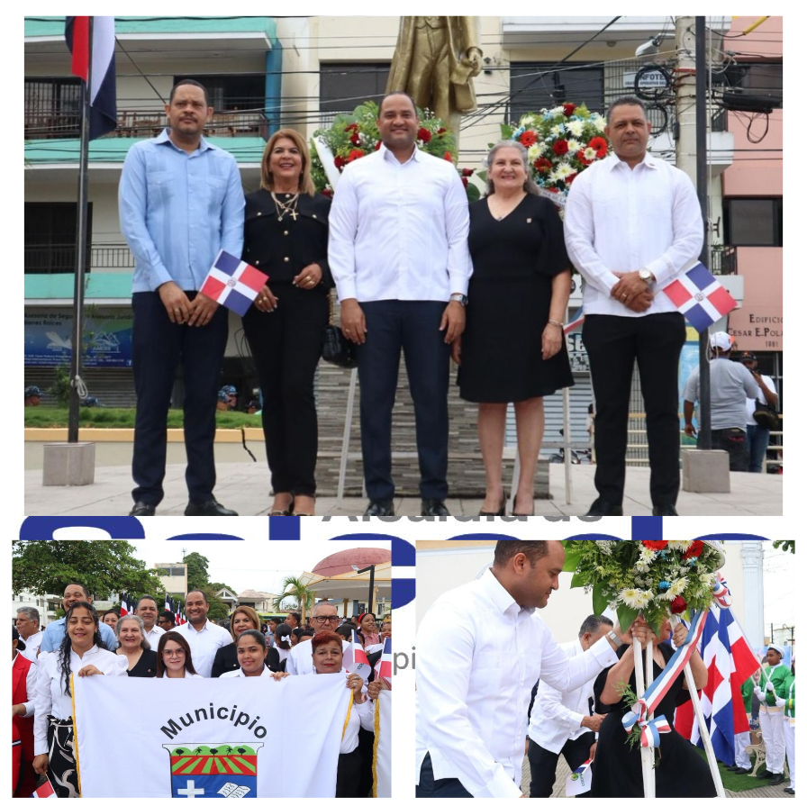 Con orgullo patrio participamos en los actos conmemorativos del 182 aniversario de la Independencia de la República Dominicana.